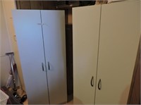 Pair Storage Cupboards & Contents