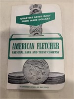 American Fletcher Savings Steve with $5.00 worth