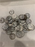 40 Silver Washington Quarters