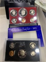 1972 and 1974 US Proof Sets