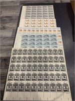5 50 stamp 4cent Sheets