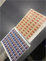 2 50 sheet stamp blocks 10 cent stamps