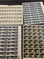 200 8 cent stamps in 4 sheets