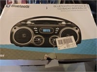 Sylvania Bluetooth Portable CD/Radio Boom Box