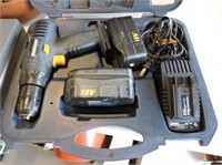 18V Drill Charger & Two Batteries