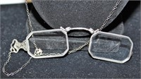 Antique Sterling Silver Folding Glasses