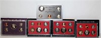5 US Coin Proof Sets - 1980-92