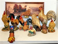 Chicken & Rooster Decor Country Lot 2