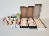 Assorted Taper and Fragrance Candles (No Ship)