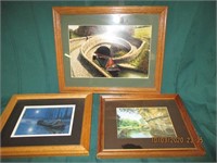 3 pictures -  1 signed by  Alan  Firth  11"  x 8 "