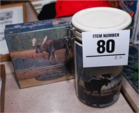 Moose puzzle & canister
