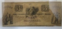 $3 The Calhoun Bank, Marshall, Michigan ?/1918