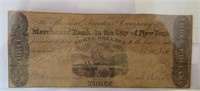 $3 Merchants Bank, New York, NY  11/1/1830