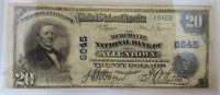 $20 The Merchants National Bank of Allentown