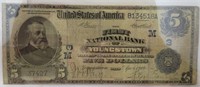 $5 The First National Bank of Youngstown