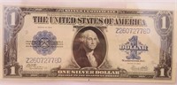 Silver Certificate (Large) - $1 Blue Seal – 1923