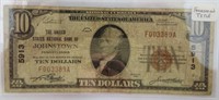 $10 The United States National Bank of Johnstown