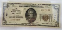$20 The First Mechanics National Bank of Trenton