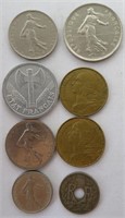 France coins – list in description