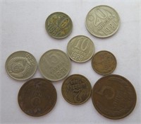 Russia coins – list in description