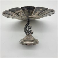 Old Silver Plate Cake Stand