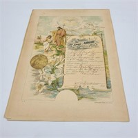 1909 Baptismal Certificate