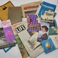 Vintage Ephemera, Souvenirs, & Life Magazines