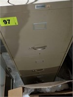 4 DRAWER METAL FILING CABINET