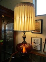 Retro lamp - bottom and top light up 33 1/2"H