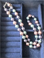 28" faux pearl necklace
