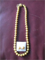 Perlas De Mallorca 16" necklace & earrings