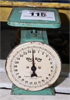 Vintage WayRite scale 9" t