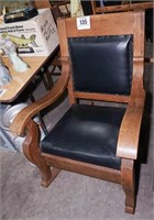 Old oak rocking chair 38" t x 28"