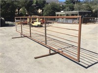 24' Pipe Fencing/Coral Panel