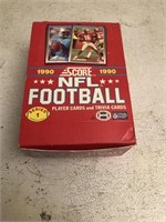 1990 Score Football Series 1 Wax Box