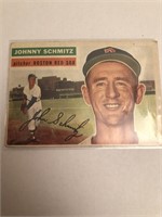 1956 Topps Baseball #298 Johnny Schmitz