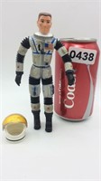 Matt Mason Action Figure and Helmet, 1966 Mattel