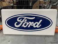 Large Embossed Ford Fibreglass Panel. New. 1830 x