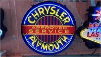 Superb CHRYSLER PLYMOUTH NEON Light Up Sign 900mm