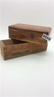 Cheese Box & Wood Box w hinged lid