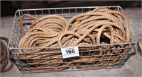 Basket of heavy rope