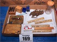 Set of mini stamps, punches & more