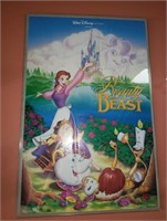 Beauty And The Beast Poster In Frame