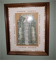 Framed Money Art