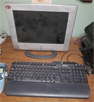 Computer Monitor, Keyboard