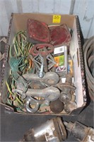 Box of Assorted Trailer Parts & Supplies