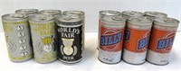 Beer cans - World's Fair & Billy Beer