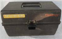 Flambeau shotgun shell box plastic with 12 ga ammo