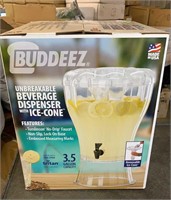 Unbreakable Beverage Dispenser with Ice-Cone 3.5