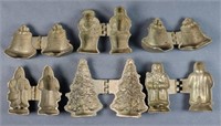 (6) Christmas Themed Ice Cream Molds